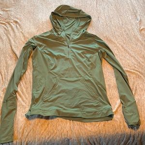 Lululemon hooded running shirt